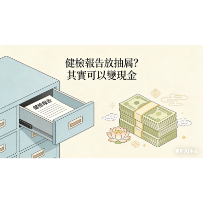 健檢完就吃灰？3個動作讓報告變『現金流開關』